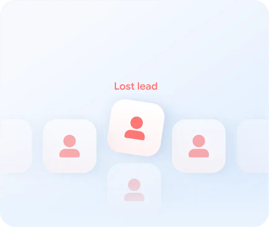 Manual CRM data entry and lost leads