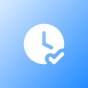 Save time with digital business card management icon